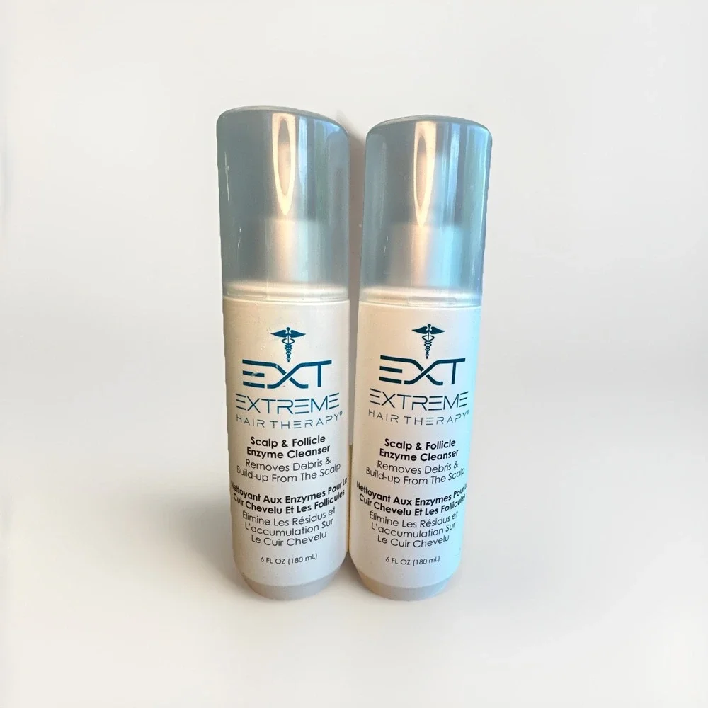 EXT Extreme Hair Therapy (2) 6 Fl oz Scalp & Follicle‎ Enzyme Cleanser